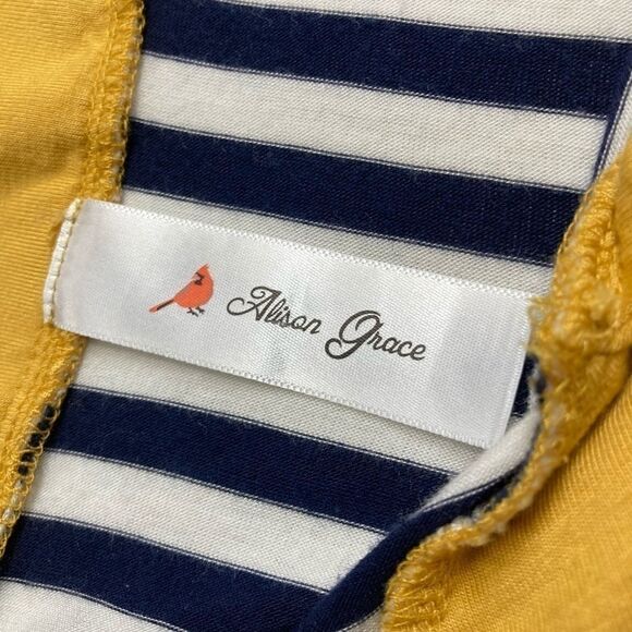 ALISON GRACE, Tunic Top, Blue,White &Gold, 2X - Picture 4 of 10